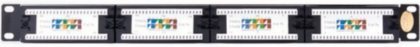 Патч-панель SHIP P197-24, категория 5e, 19" (1U), 24 порта