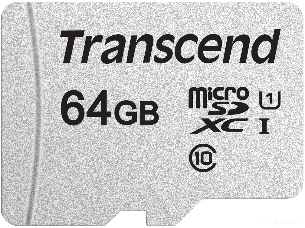 Карта памяти microSDXC 64Gb Transcend 300S, TS64GUSD300S