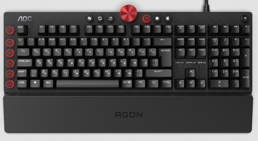 Клавиатура AOC AGK700, AGK700DR2R