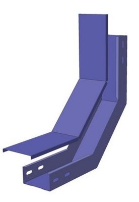 СЗП монтажного лотка North Aurora ЛМЗП 300*50-0.7-90-ОЦ