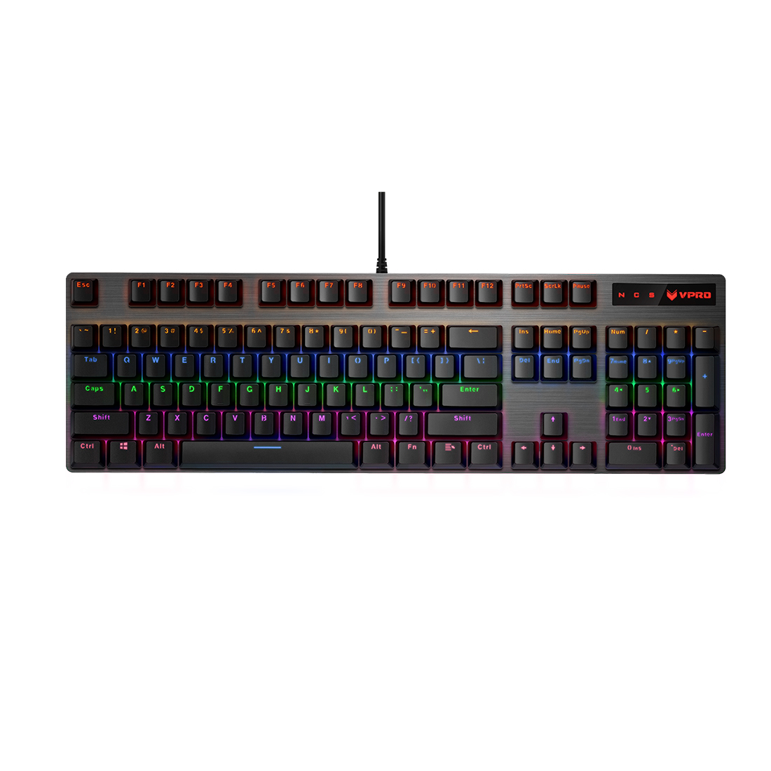 Клавиатура Rapoo V500PRO, RGB, USB