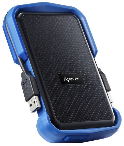 Внешний HDD 2.5" 1Tb Apacer AC631 AP1TBAC631U-1, USB 3.1, Black/ Blue