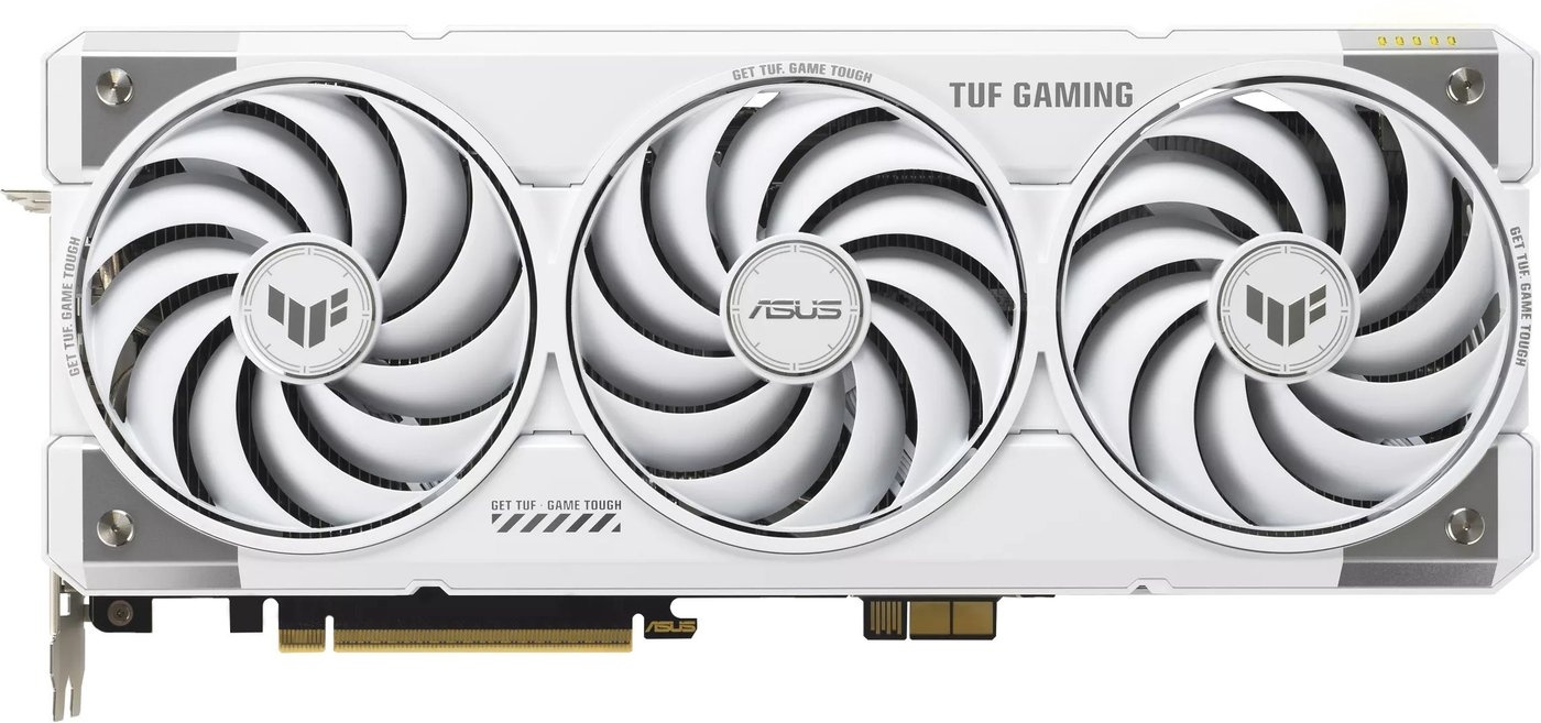 Видеокарта ASUS TUF Gaming RTX 5070 Ti 16GB GDDR7 BTF White OC Edition, TUF-RTX5070TI-O16G-BTF-WHITE