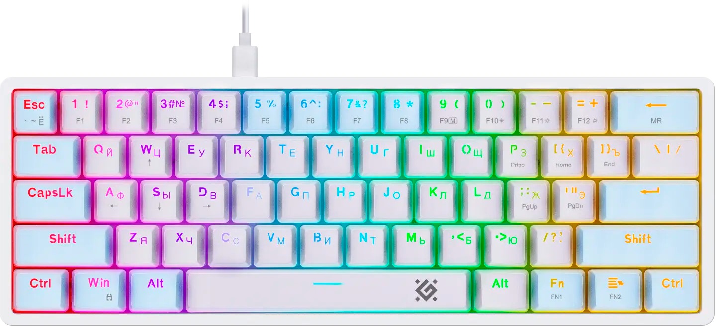 Клавиатура Defender Amox GK-585 White
