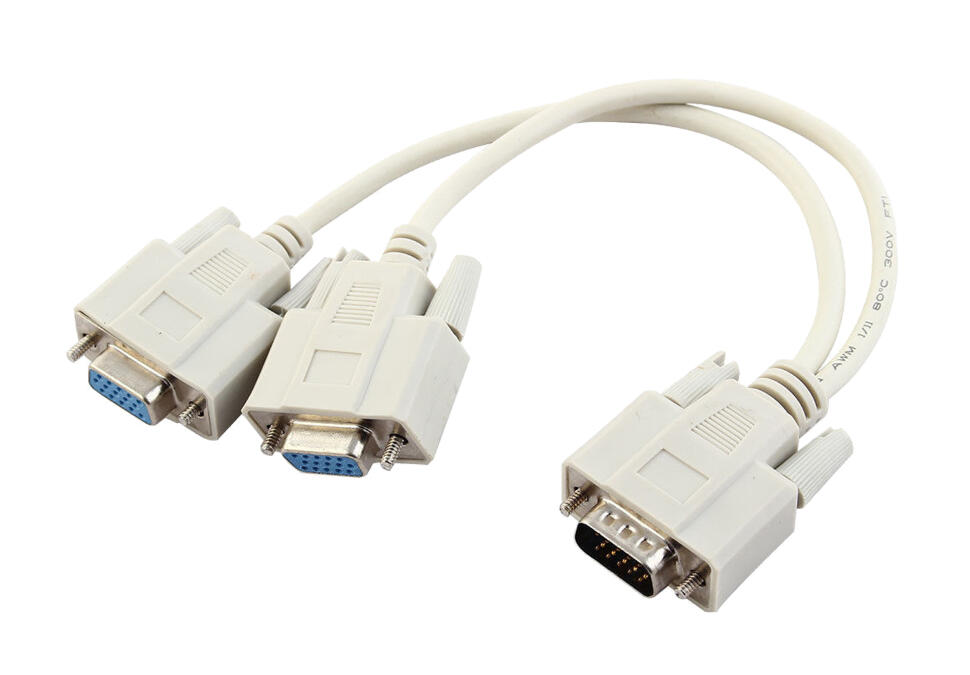 Адаптер 1x VGA(M) > 2x VGA(F)