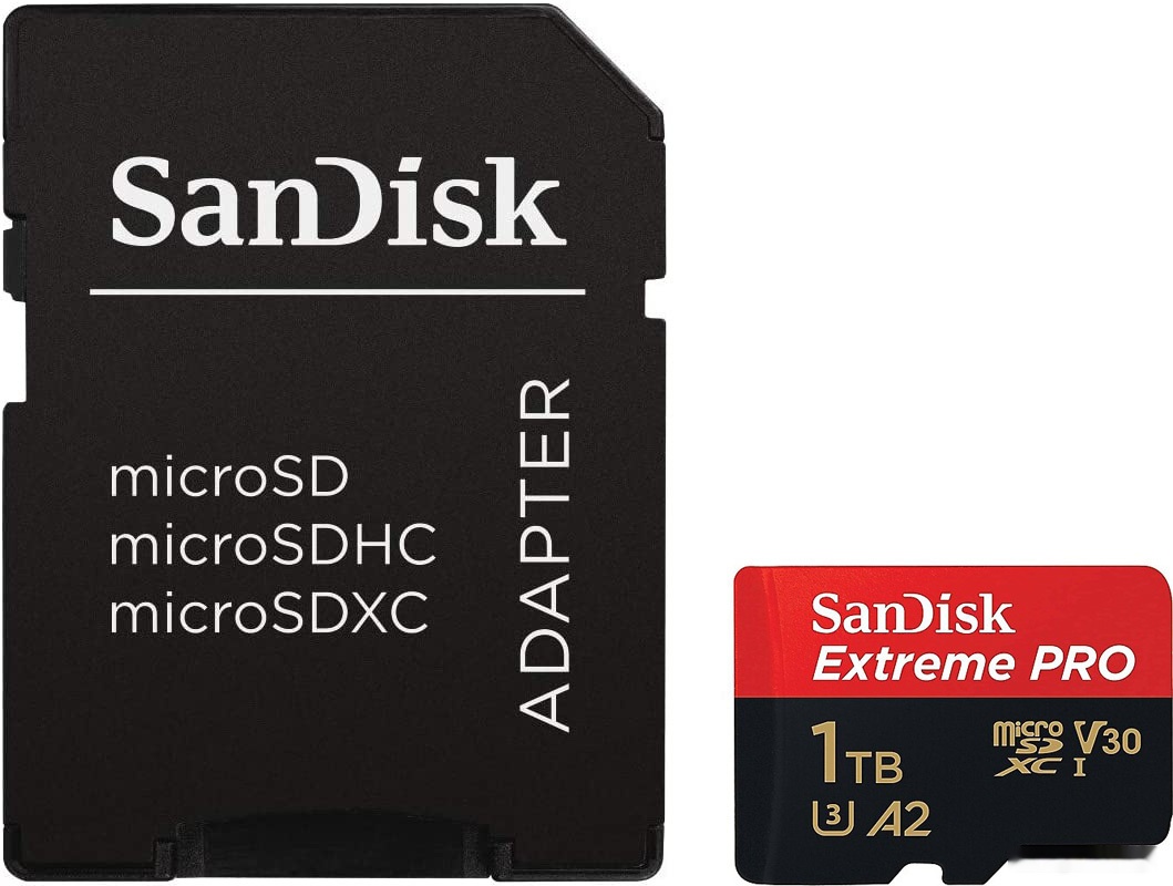 Карта памяти microSDXC 1TB SanDisk Extreme PRO, SDSQXCD-1T00-GN6MA