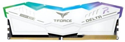 Оперативная память DDR5 6000/64Gb (2x32GB) Team Group T-Force Delta RGB White, FF4D564G6000HC38JDC01