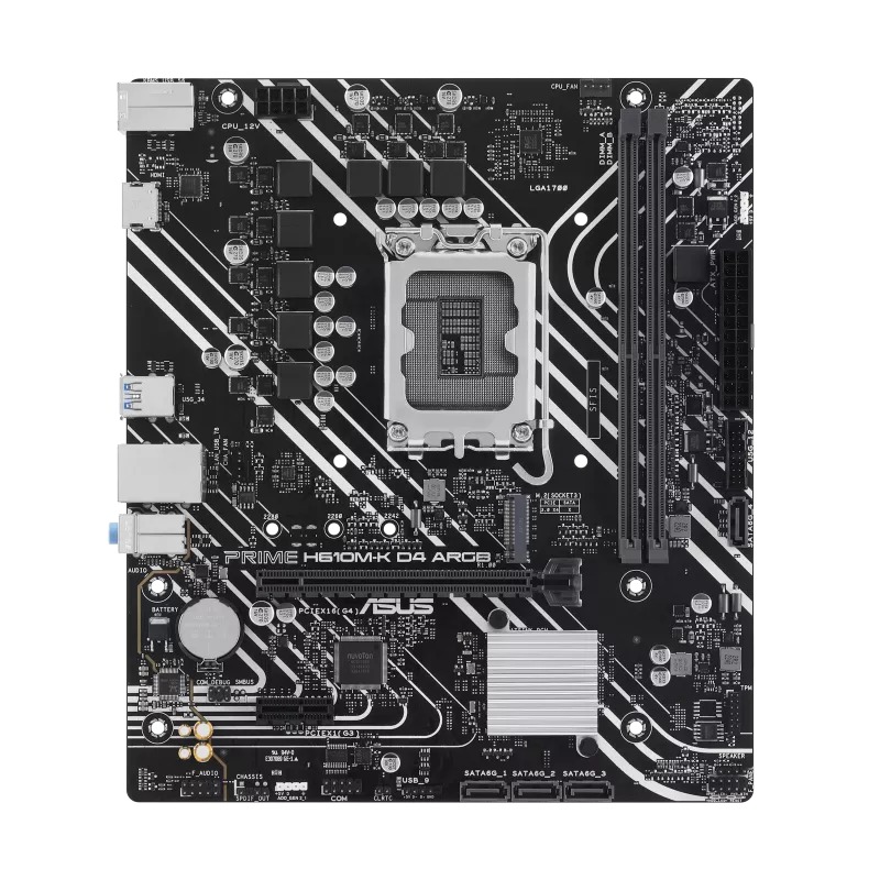 Материнская плата ASUS PRIME H610M-K D4 ARGB