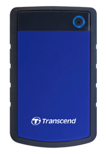 Внешний HDD 1Tb Transcend StoreJet Blue, TS4TSJ25H3B