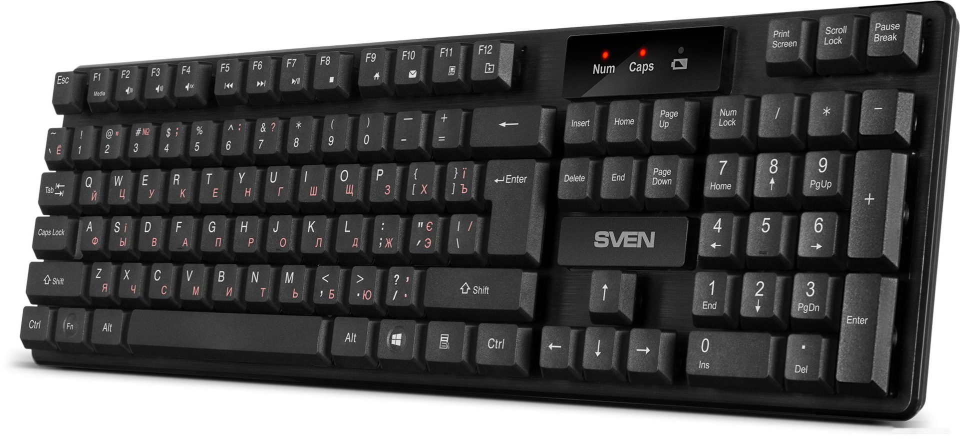 Клавиатура Sven KB-C2300W Black, SV-021474