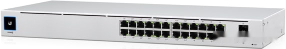 Управляемый коммутатор 2-го уровня Ubiquiti UniFi Switch 24 PoE, USW-24-POE-EU