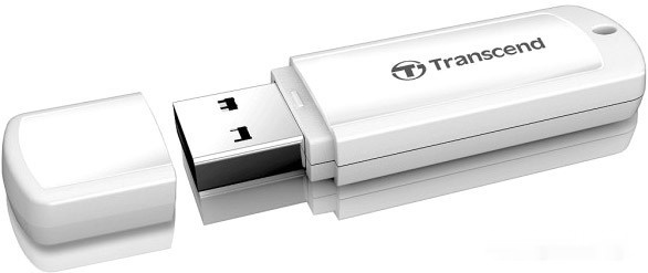 USB Flash drive 64GB 2.0 Transcend TS64GJF370 белый