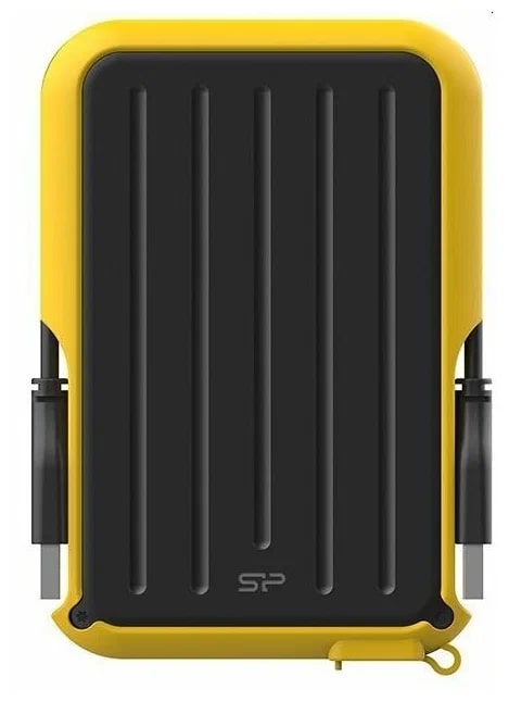 Внешний HDD 2.5" 1 TB Silicon Power A66, SP010TBPHD66SS3Y, black-yellow