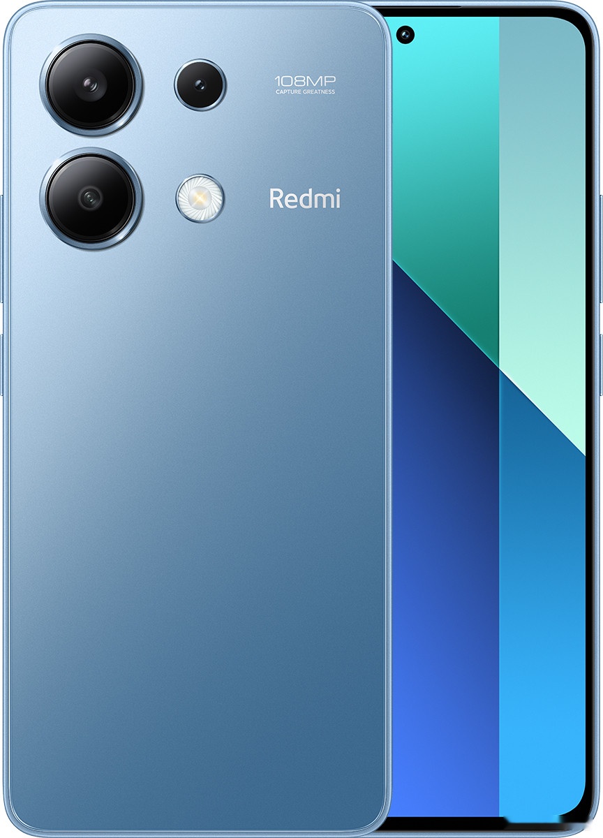 Смартфон Redmi Note 13 6GB/128GB 23129RAA4G Ice Blue Цена • Характеристики  • Купить на Over-shop.kz »