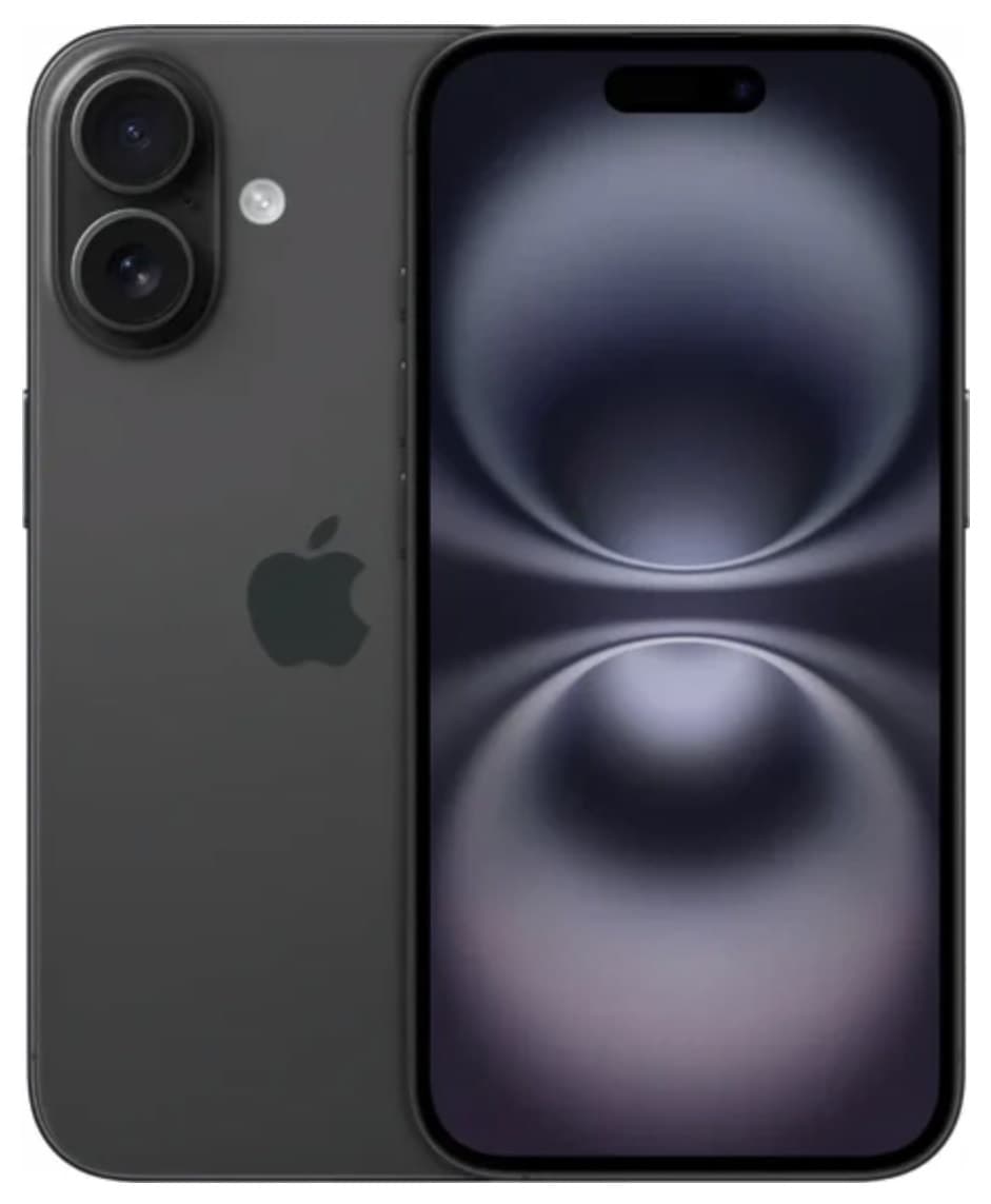 Смартфон Apple iPhone 16 128GB (черный)