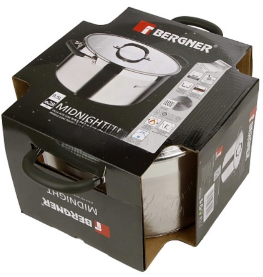 Кастрюля Bergner Midnight BG, BG-32084-MM