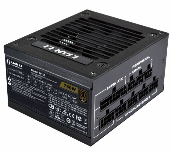 Блок питания Lian Li SP750 750W Black, G89.SP750B.00EU