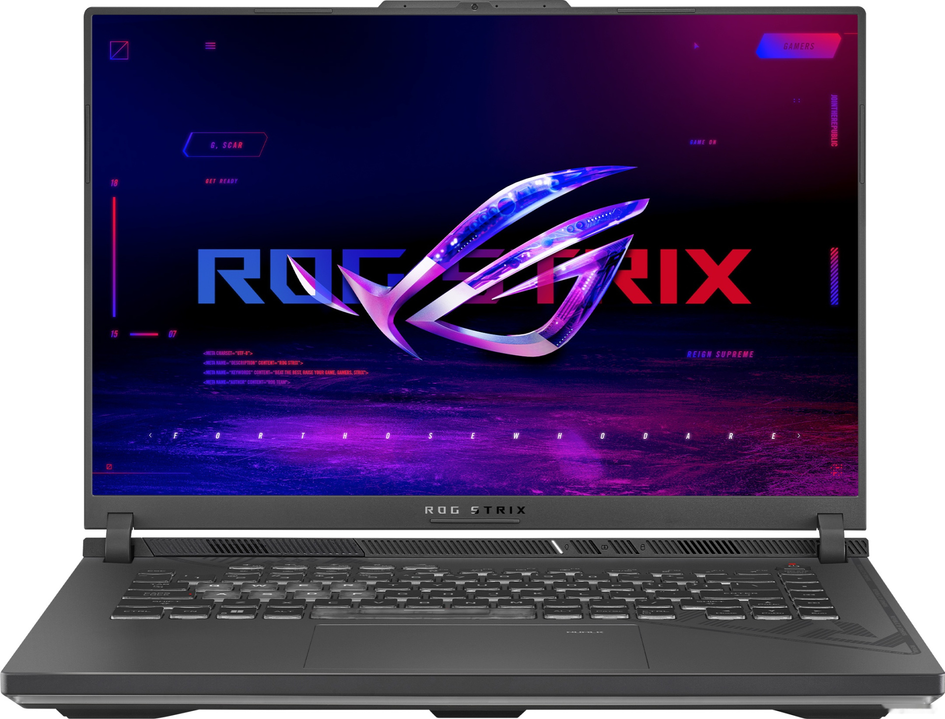 Ноутбук ASUS ROG Strix G16 G614JU-N3186 (Core i7 13650HX/512GB SSD/16GB/RTX  4050 6GB/16.0