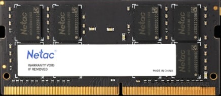 Оперативная память для ноутбука DDR4 2666/16GB Netac Basic, NTBSD4N26SP-16