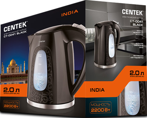 Электрический чайник Centek CT-0041 Black