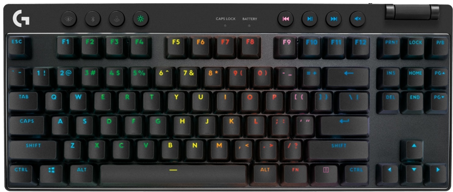 Клавиатура Logitech G Pro X TKL Black, 920-012136