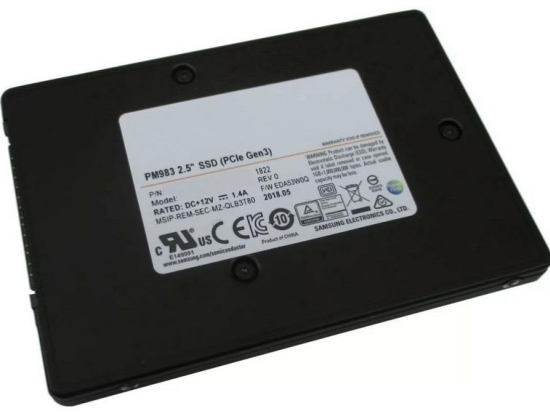Диск SSD для сервера 2.5" 960Gb Samsung PM983, MZQLB960HAJR-00007
