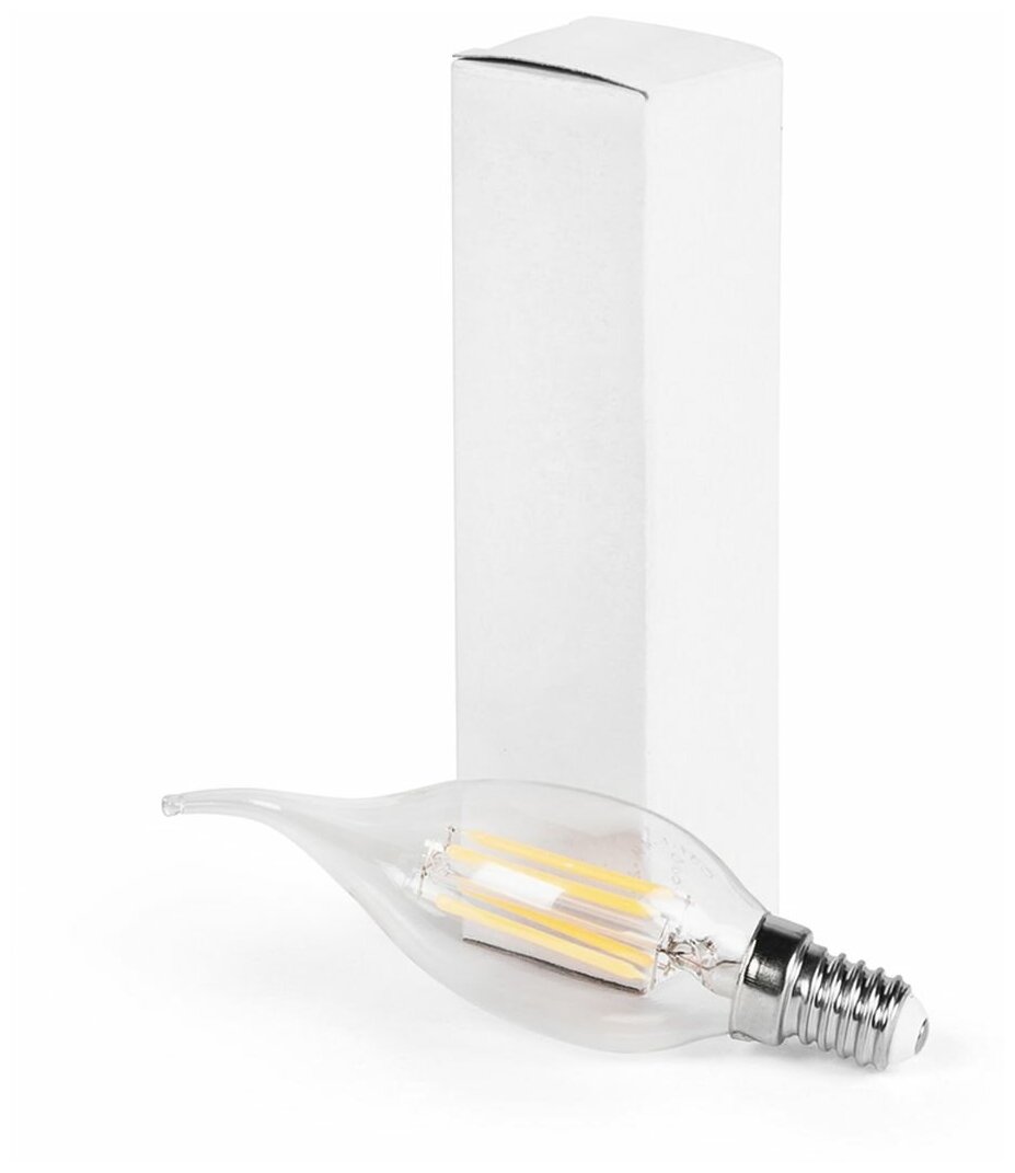 LED лампочка iPower, C37-F-4W-2700-E14, Filament