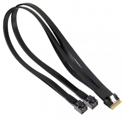 Кабель SlimSAS x8 to 2x4 SlimSAS Supermicro CBL-SAST-1296F-100