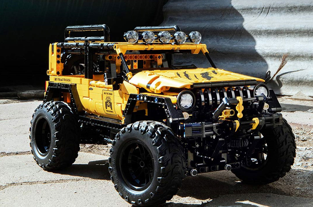 Конструктор Onebot Building Block Off-Road Vehicle- Explorer 1600+