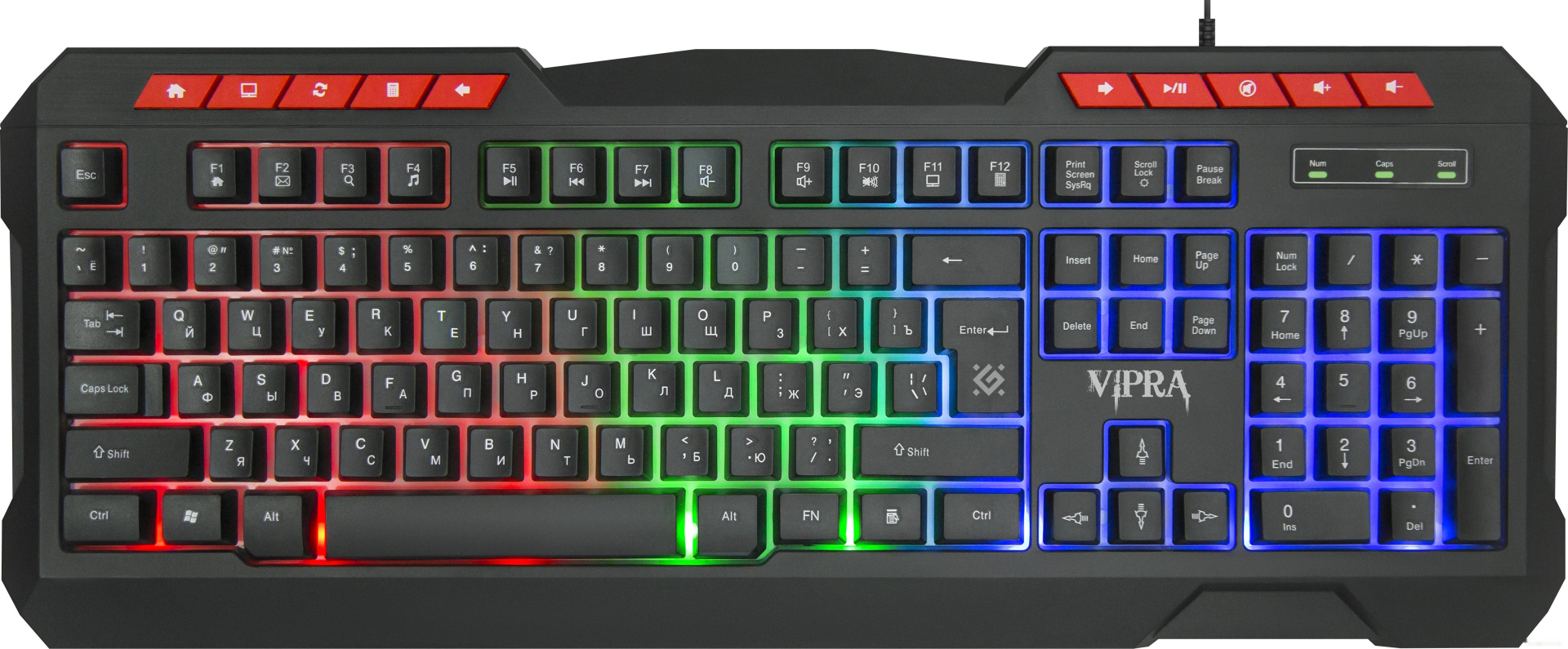 Клавиатура Defender Vipra GK-586 Black