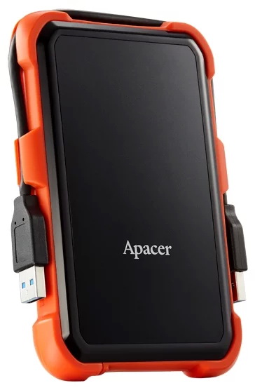 Внешний HDD 2.5" 2Tb Apacer AC630 AP2TBAC630T-1, USB 3.1, Black/Orange