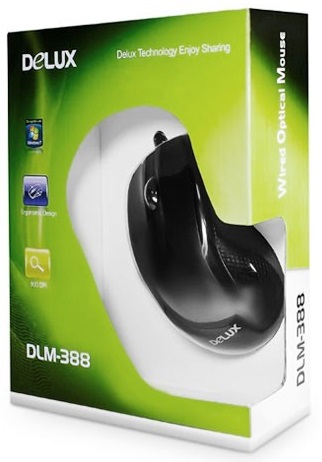 Мышь Delux DLM-388OUB, Black