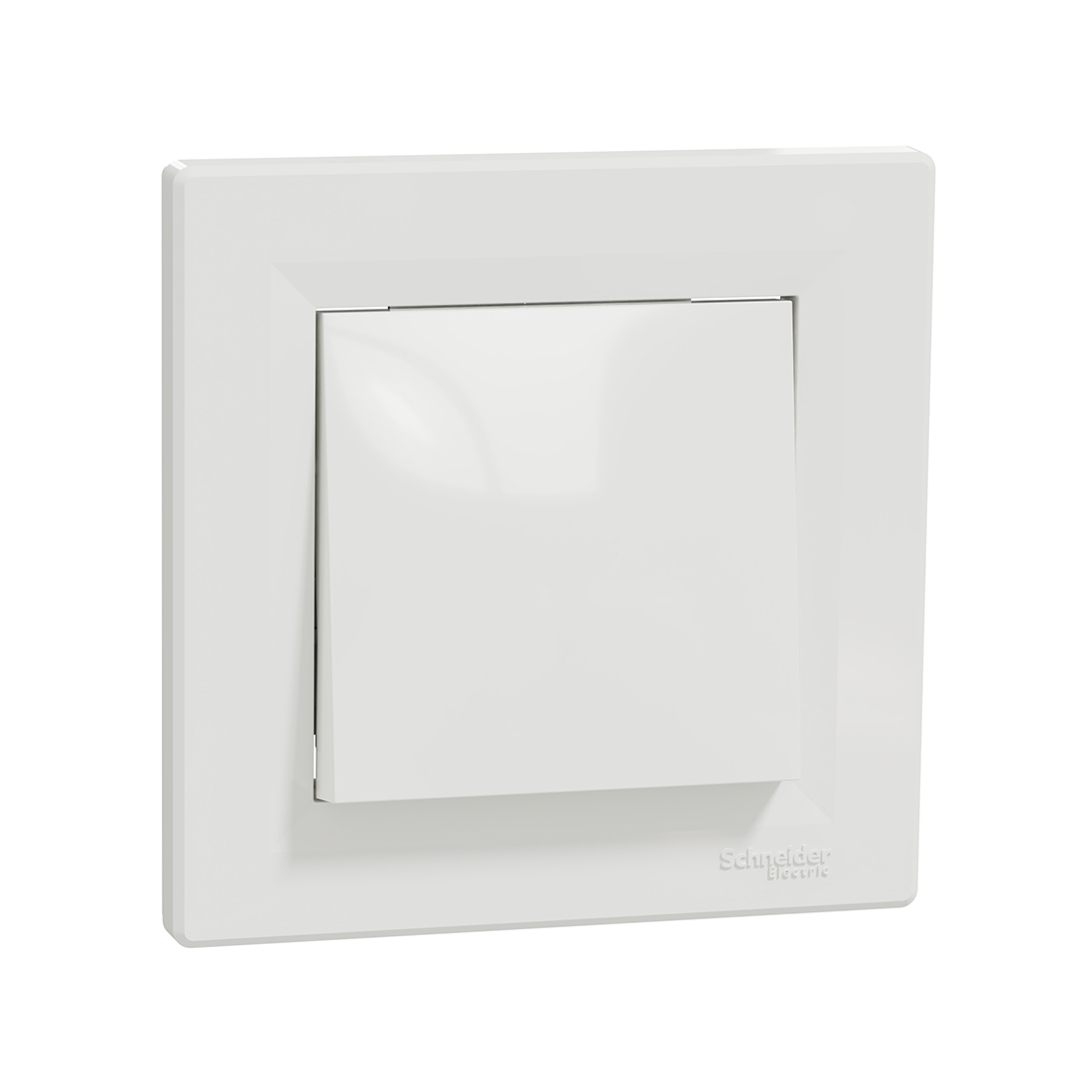 Выключатель Schneider Electric одноклавишный SE EPH0100121 Asfora 10AX в сборе быстрозажим. клеммы белый
