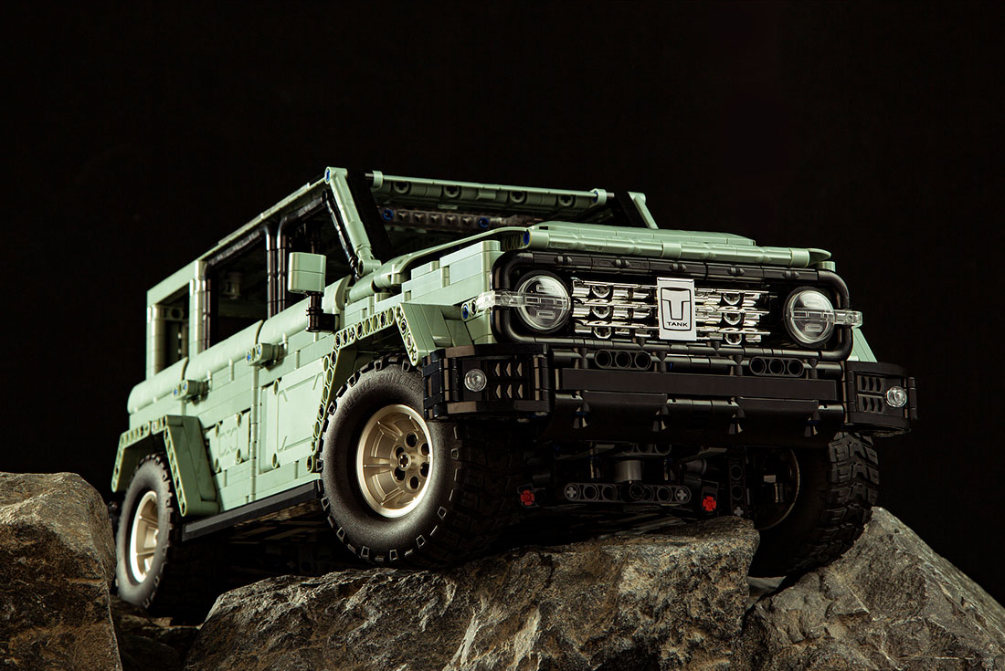 Конструктор Onebot Building Block Off-Road Vehicle-Tank 300 580+