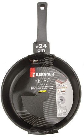 Сковорода Bergner Retro 24cm BG-30732-NP