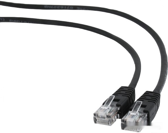 Патч Корд Cablexpert Cat. 5e, UTP, RJ-45, 0,25 m., PP12-0.25M/BK, Black