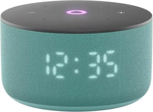 Умная колонка Яндекс Станция Мини 3 с часами Бирюзовая, YNDX-00027TRQ