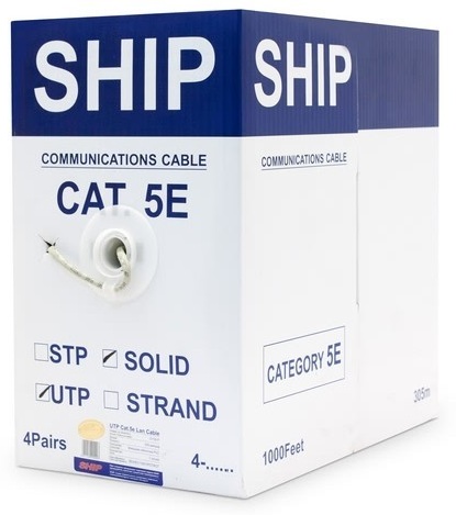 Кабель SHIP D135-P, Cat.5e, UTP, 4x2x1/0.51мм, PVC, 1 метр