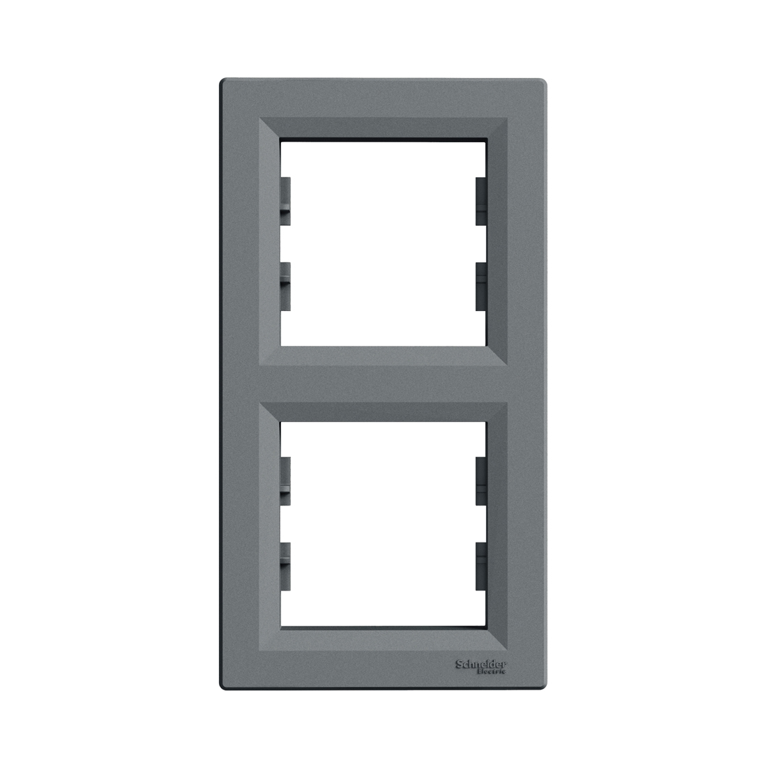 Рамка Schneider Electric EPH5810262 Asfora 2 постовая сталь