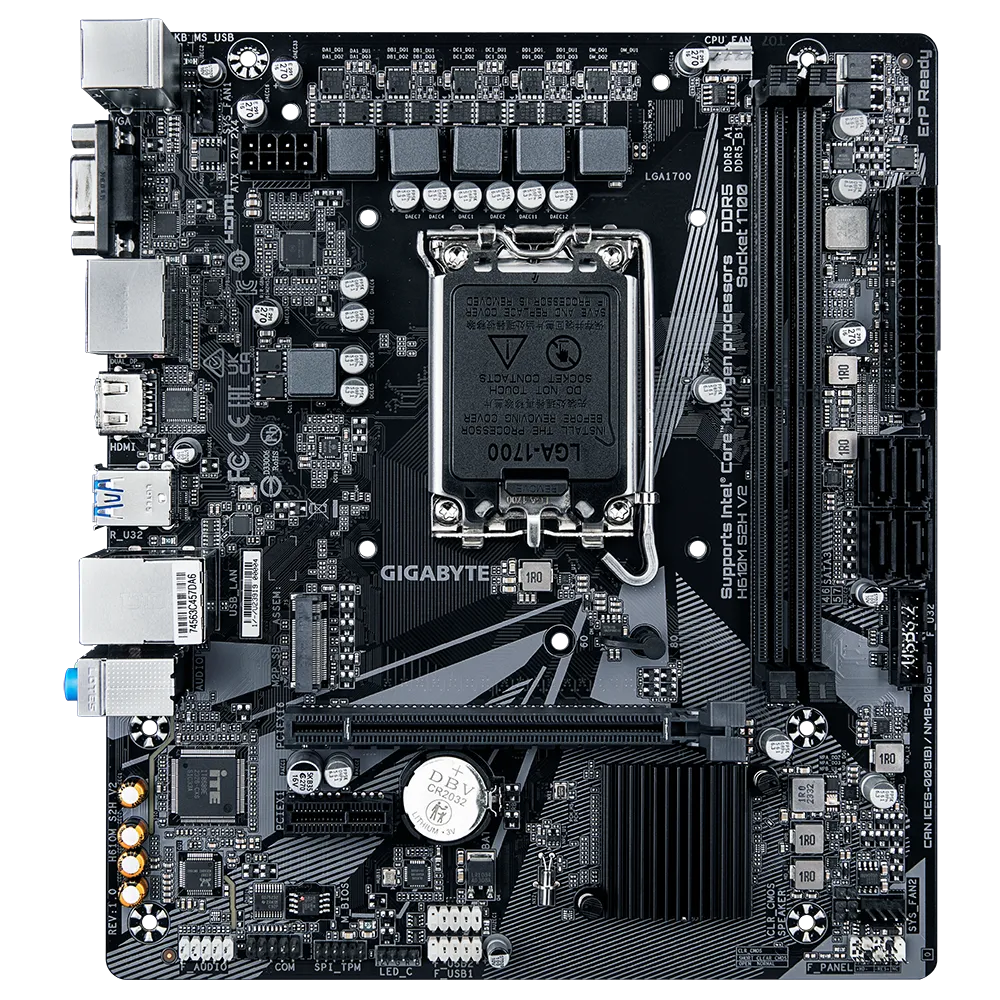 Материнская плата Gigabyte H610M S2H V2 DDR5