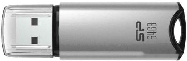 USB flash 64GB Silicon Power, Marvel M02, USB 3.2, silver, SP064GBUF3M02V1S