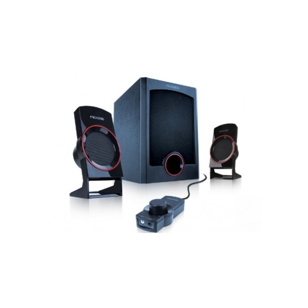 Акустическая система Microlab M-111, 2.1, Black, 12W RMS