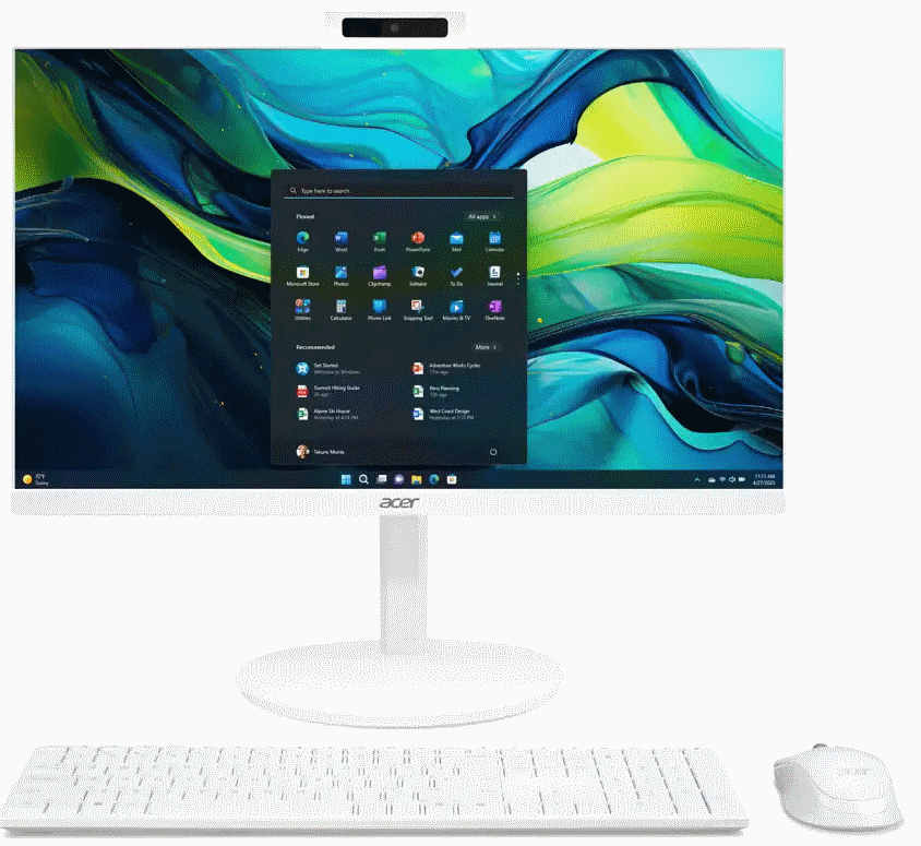 Моноблок Acer Veriton Z2417G (Core Ultra 5 115U/16GB/23.8" FHD/DOS), DQ.R98EC.001