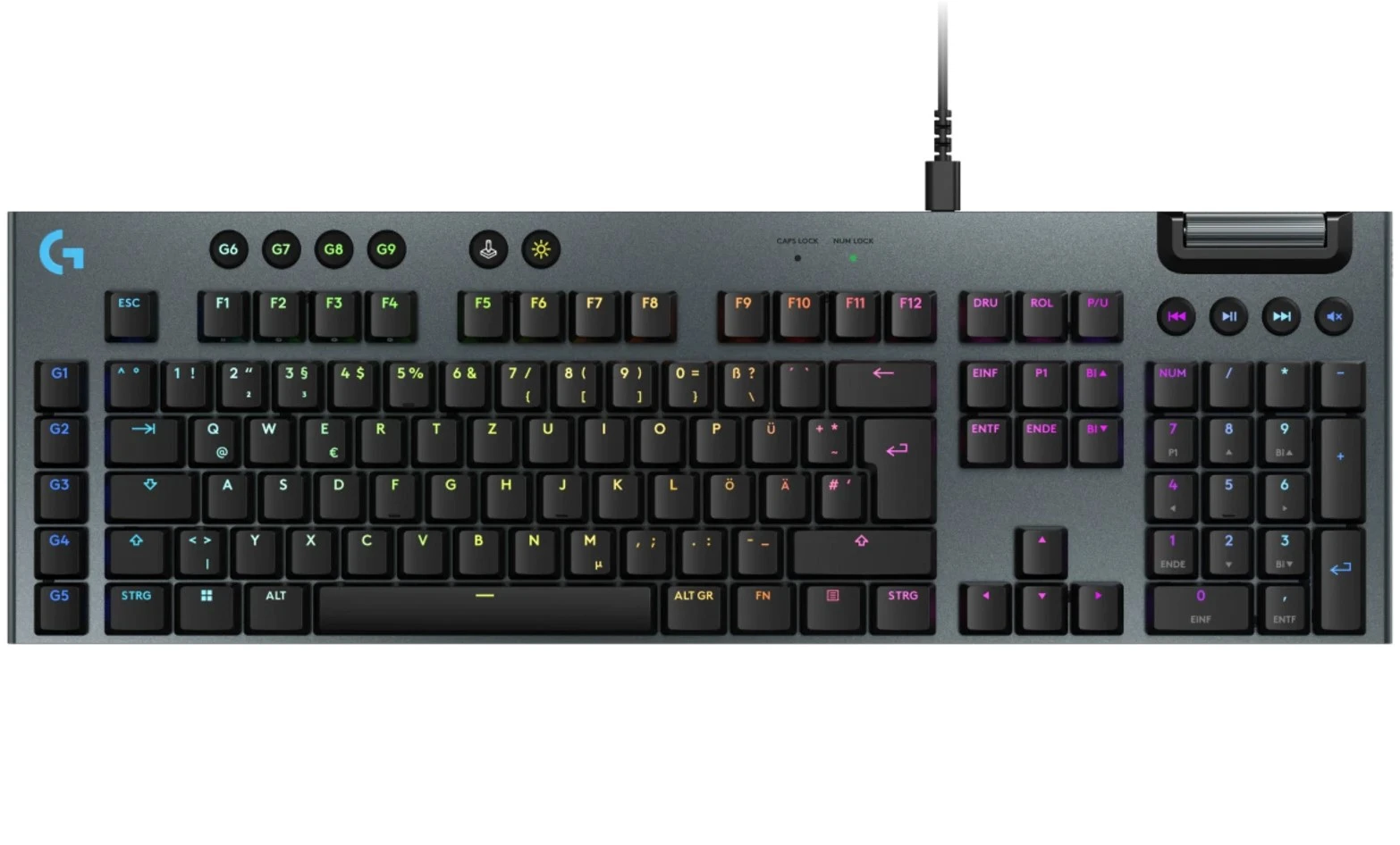 Клавиатура Logitech G915 X Lightspeed GL Tactile, 920-012942