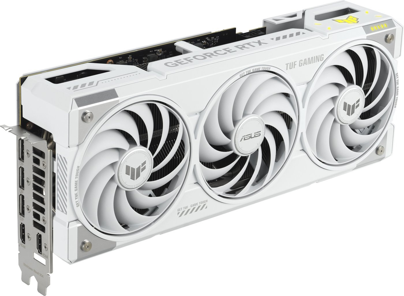 Видеокарта ASUS TUF Gaming RTX 5070 Ti 16GB GDDR7 White OC Edition, TUF-RTX5070TI-O16G-WHITE-GAMING