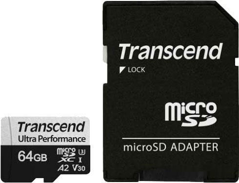 Карта памяти microSDXC 64GB Transcend 340S + адаптер, TS64GUSD340S