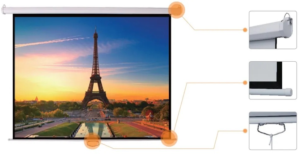 Проекционный экран Mr.Pixel 72" x 96" (1.83 X 2.44)