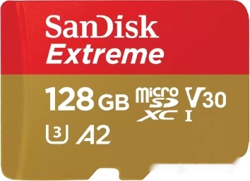 Карта памяти microSDXC 128GB SanDisk Extreme, SDSQXAA-128G-GN6MA