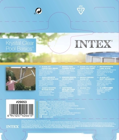 Насадка-щетка для чистки бассейна Intex 29053