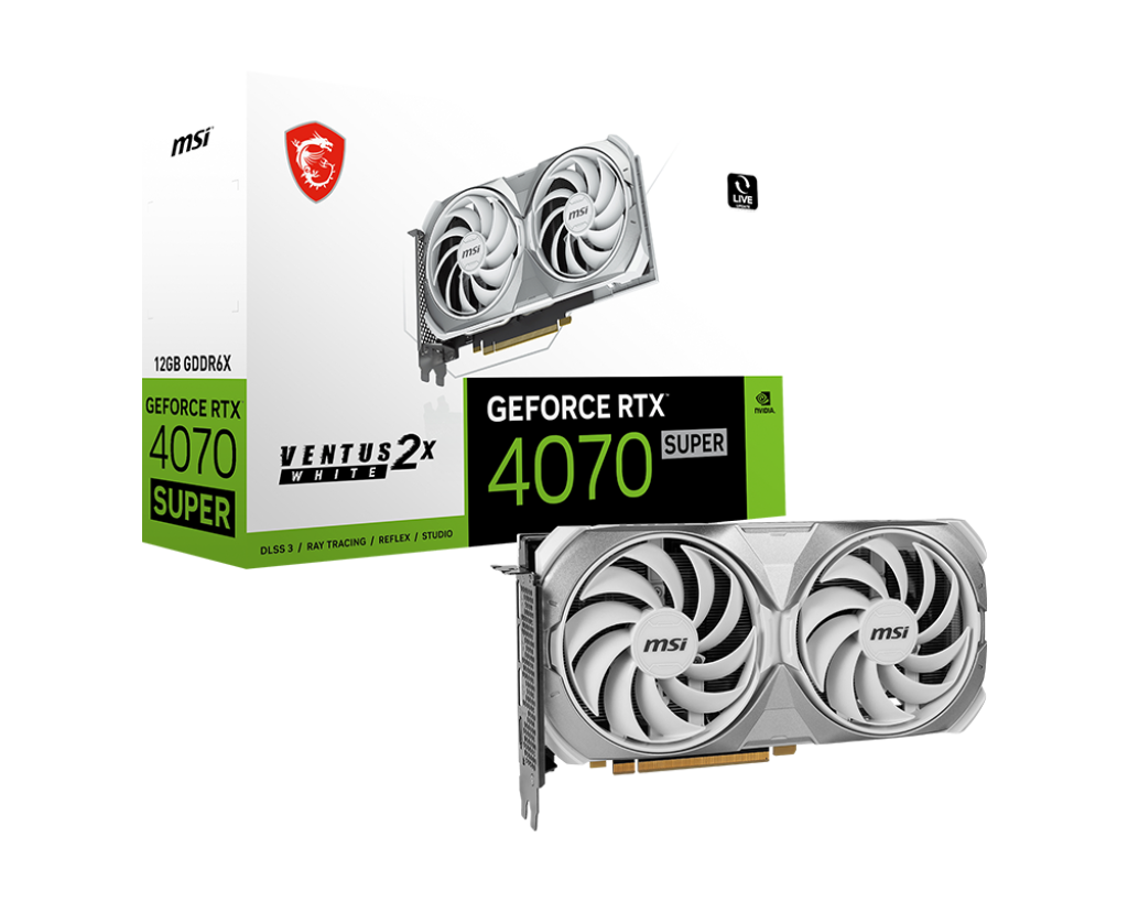 Видеокарта MSI RTX 4070 SUPER 12G VENTUS 2X WHITE Цена • Характеристики ...